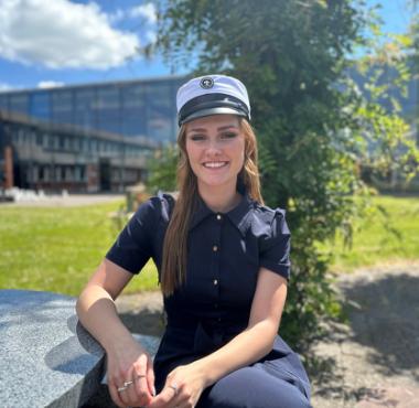 Sofie er ny HTX-student fra Rybners: - På HTX får nye venskaber og bekendtskaber. Der er plads til alle. Foto: Rybners